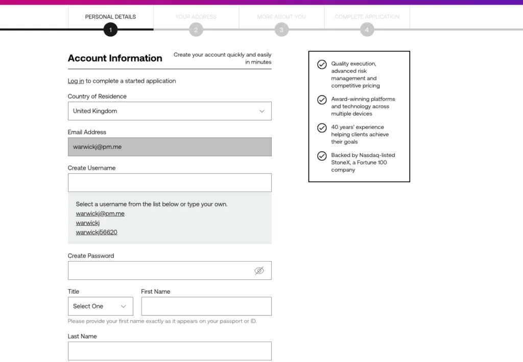 City Index 9 My City Index application Process (4-steps)