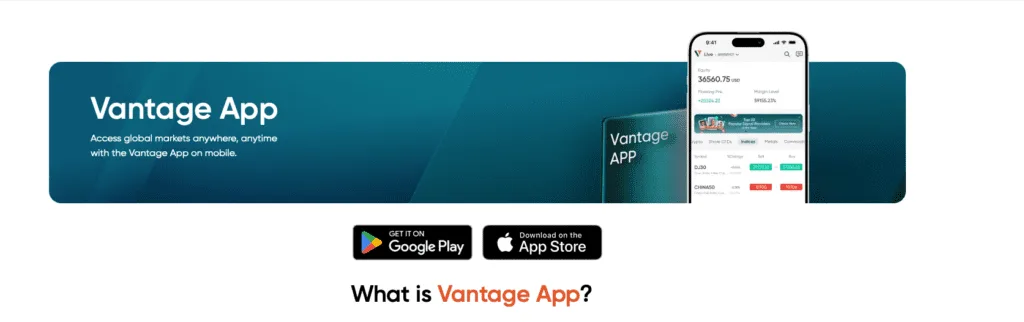 Vantage App Screenshot - December 2024