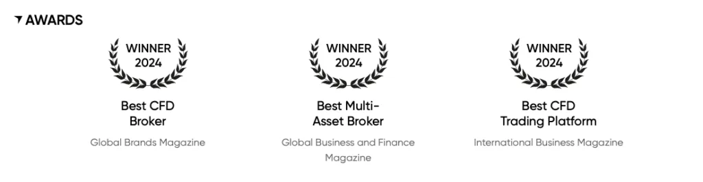 Vantage Markets Awards - December 2024