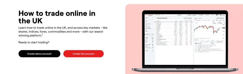 Pepperstone vs IG UK Broker Comparison 9 IG How to Trade Online in the UK Screenshot