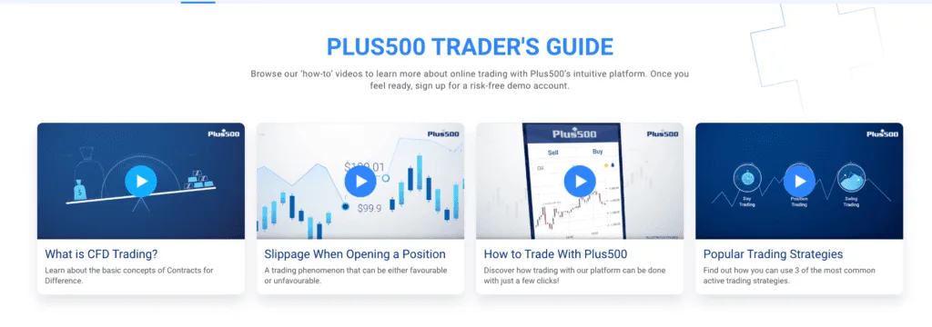 Plus500 Educational Resources for Beginners 