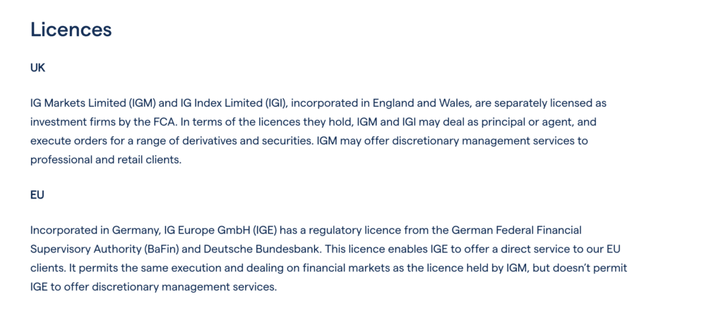 IG vs CMC Markets 13 IG Group regulation (May 2026)